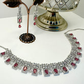 Fleur Ruby Necklace Set