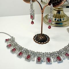 Fleur Ruby Necklace Set