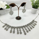 Silver Garden Necklace Set