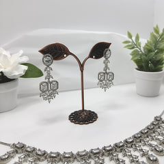 Silver Garden Necklace Set