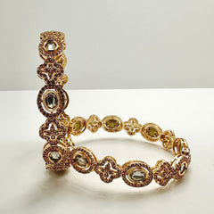 Kurdish Kundan Bangle