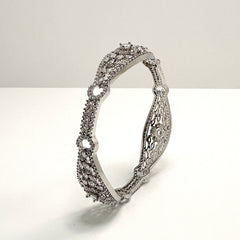 Swindled Silver Bangles