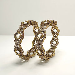 Star Kundan Style Bangles