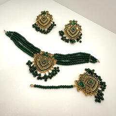 Green Traditonal Choker Set