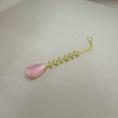 Pink Tear Drop Tikka