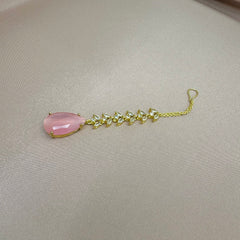 Pink Tear Drop Tikka