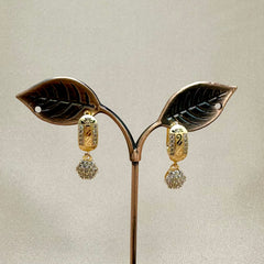 Gold Plated Dangling Earrings