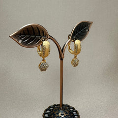 Gold Plated Dangling Earrings