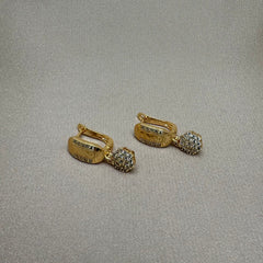 Gold Plated Dangling Earrings