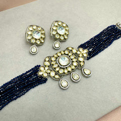 Rani Choker Set - Blue