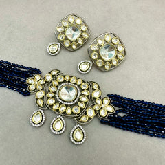 Rani Choker Set - Blue