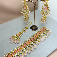 Sophia Pink Choker Set