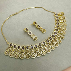 Bianca Light Purple Necklace Set