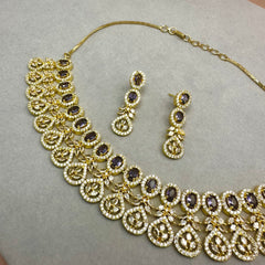 Bianca Light Purple Necklace Set