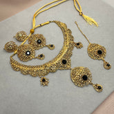 Gold Plated Kundan Necklace Set