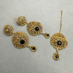 Gold Plated Kundan Necklace Set