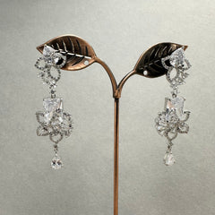 Square Flower Necklace Set