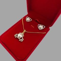 Tri Locket Set Gold