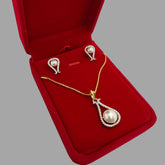 Horse Pearl Locket Set
