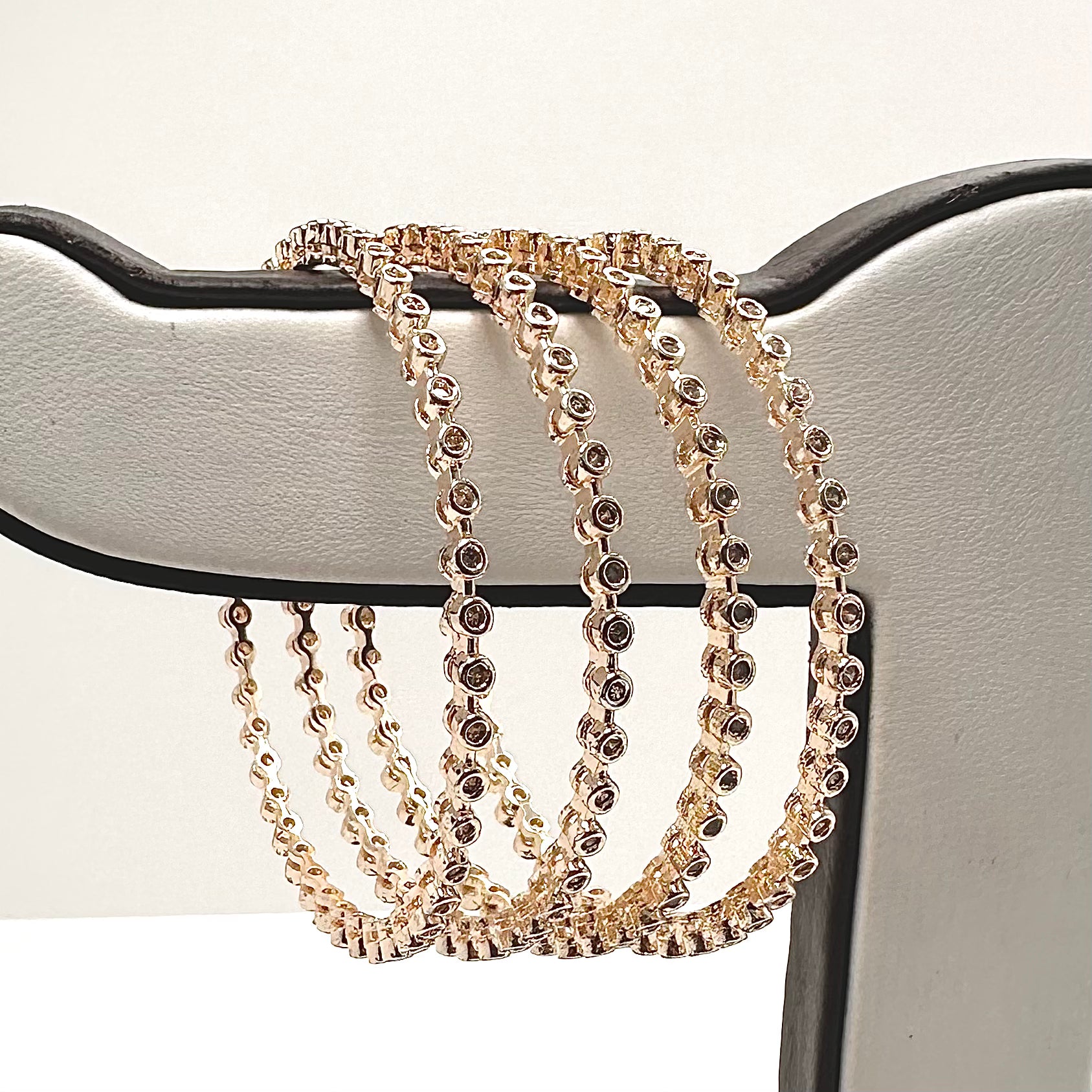 Set of 4 Mini Studded Bangles