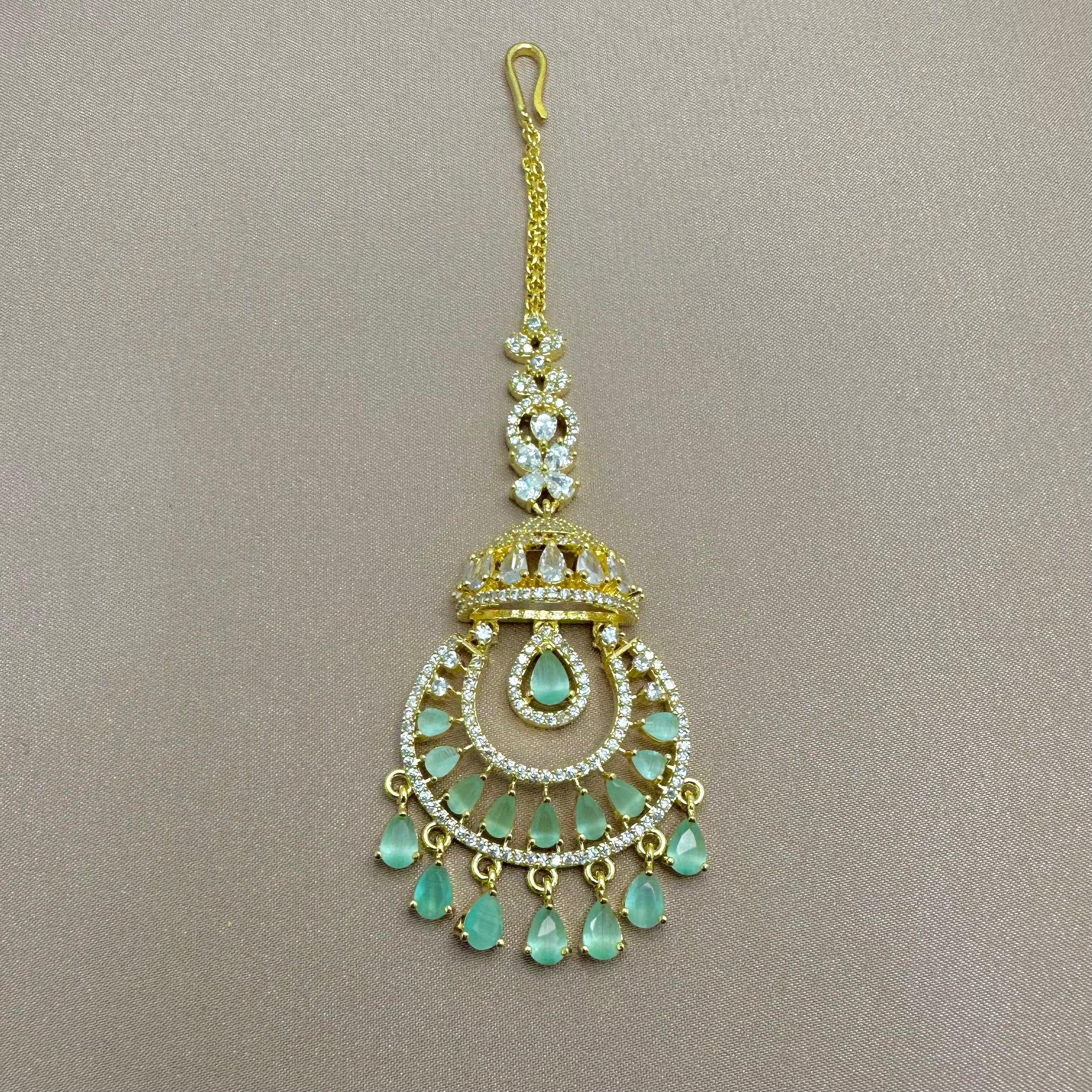 Dome Drop Turquoise Tikka