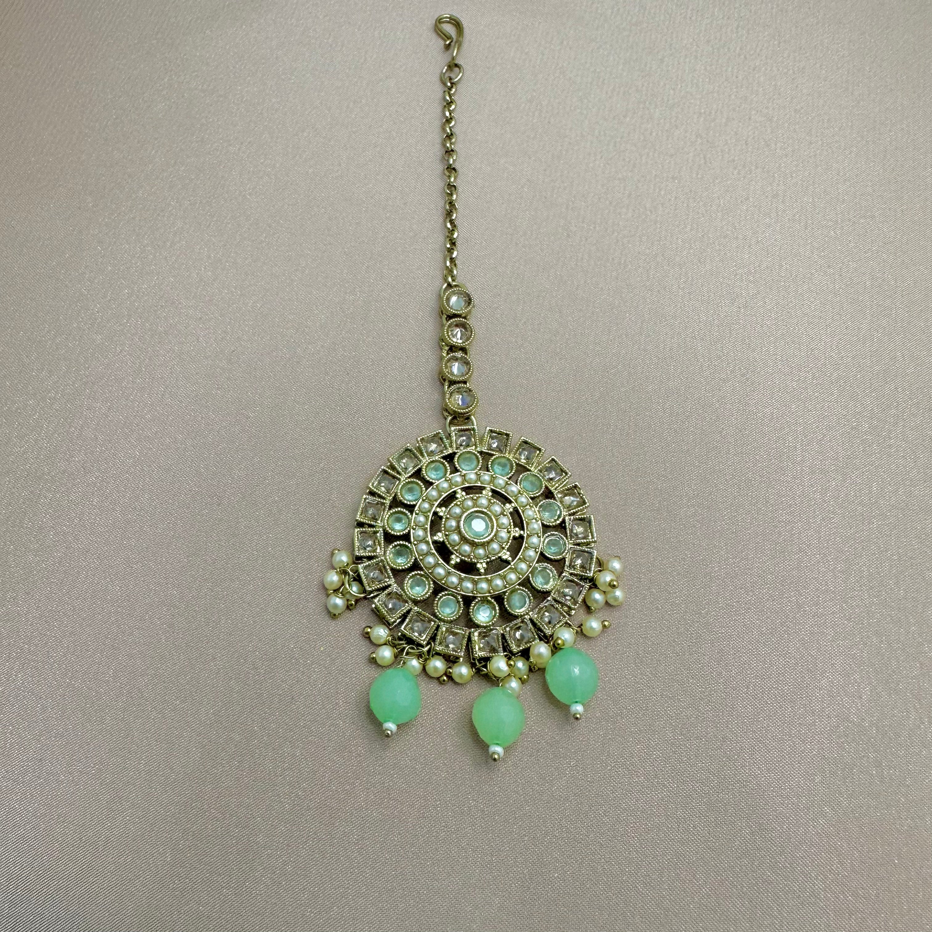 Antique Turquoise Bead Tikka