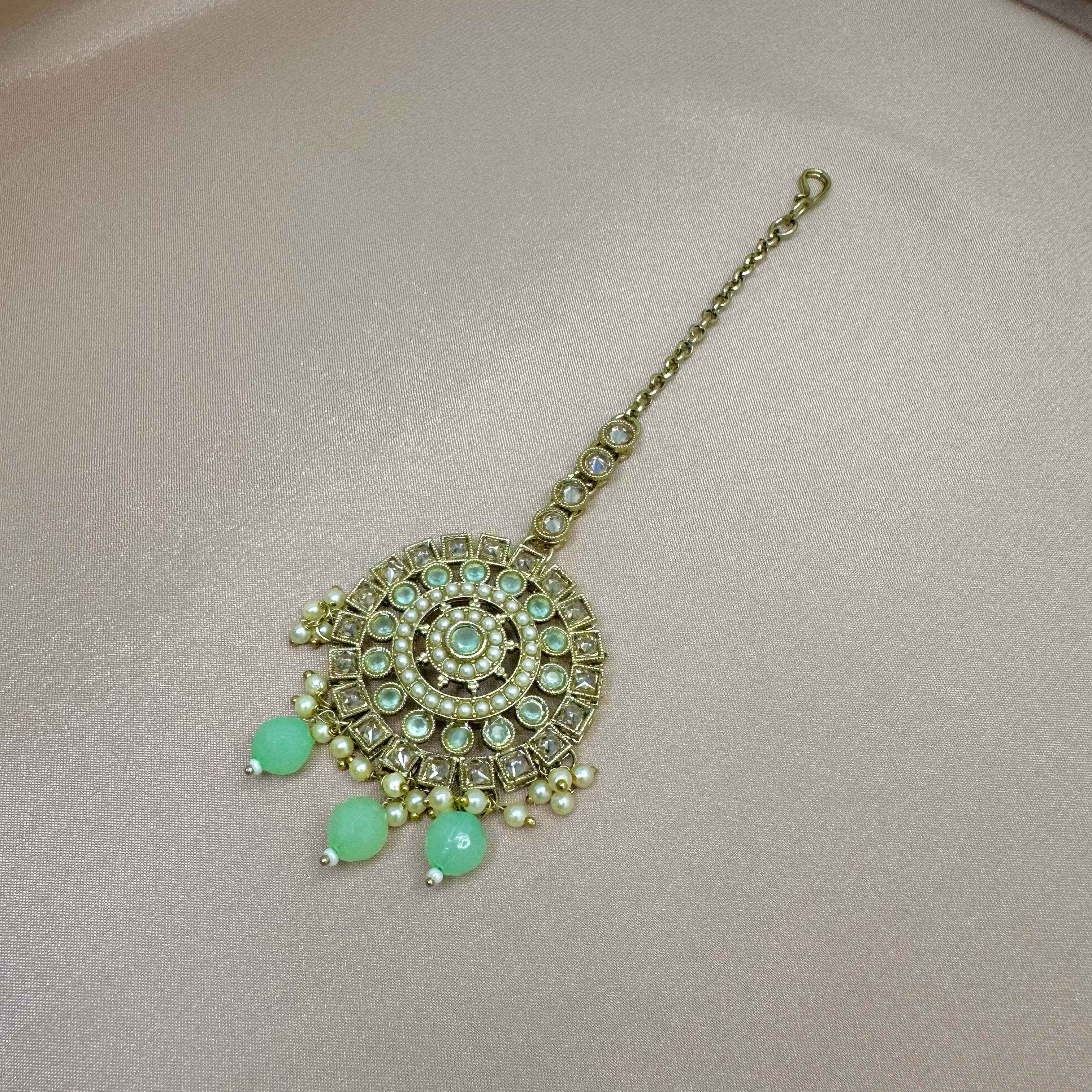 Antique Turquoise Bead Tikka