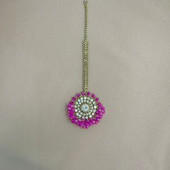 Floral Kundan Tikka