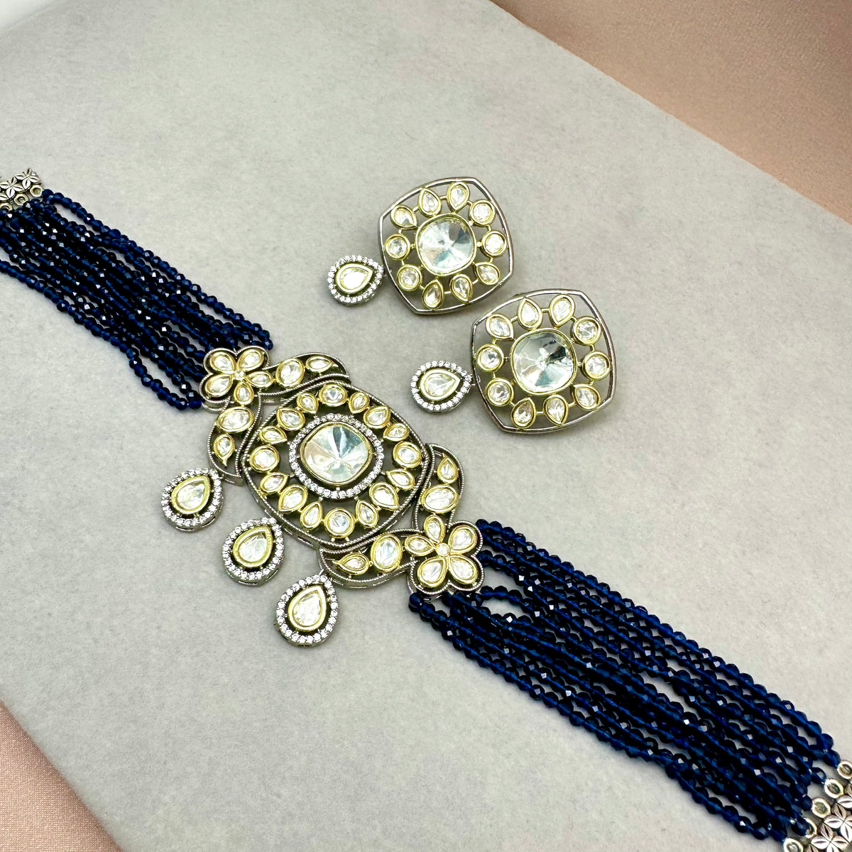 Rani Choker Set - Blue