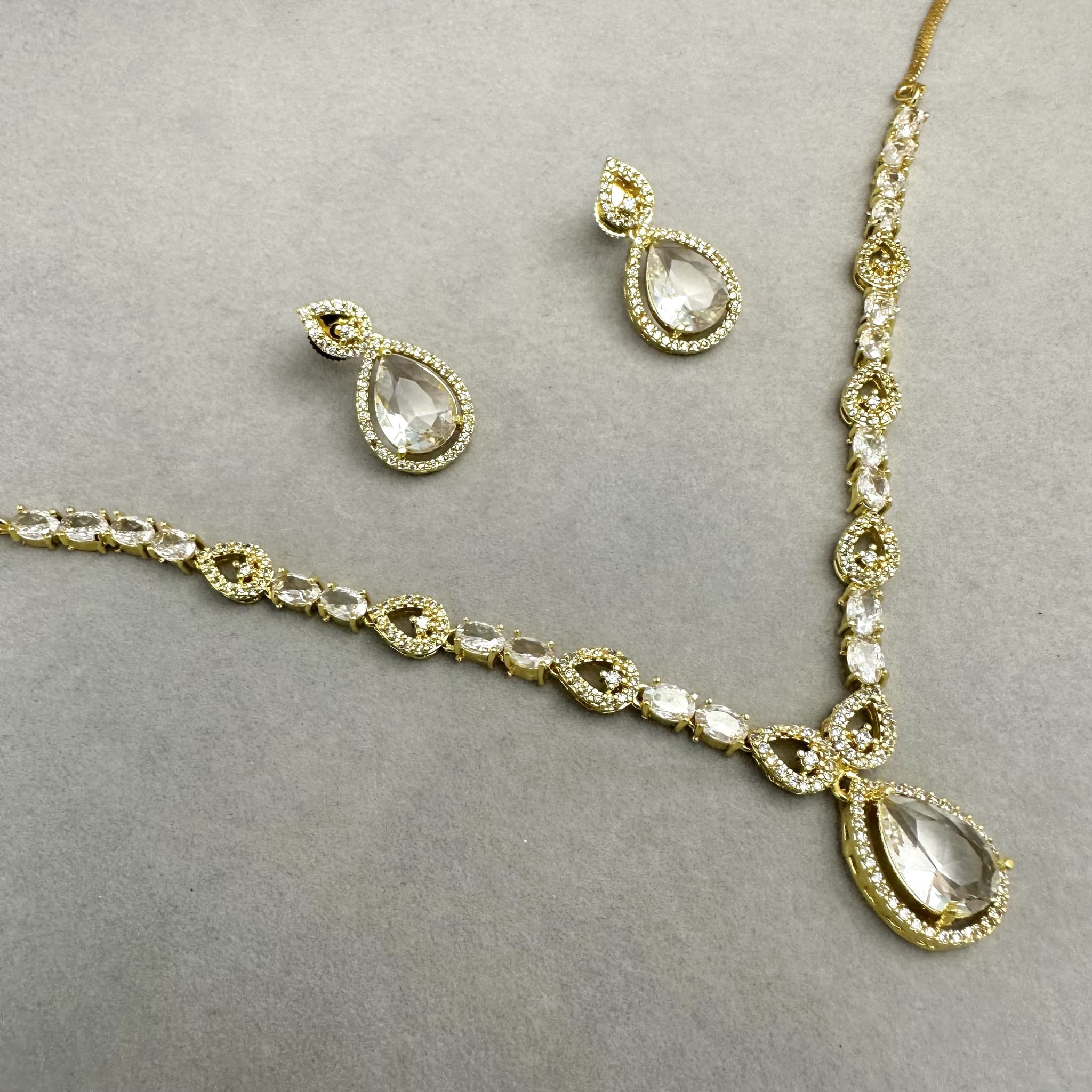 Double Link Necklace Set
