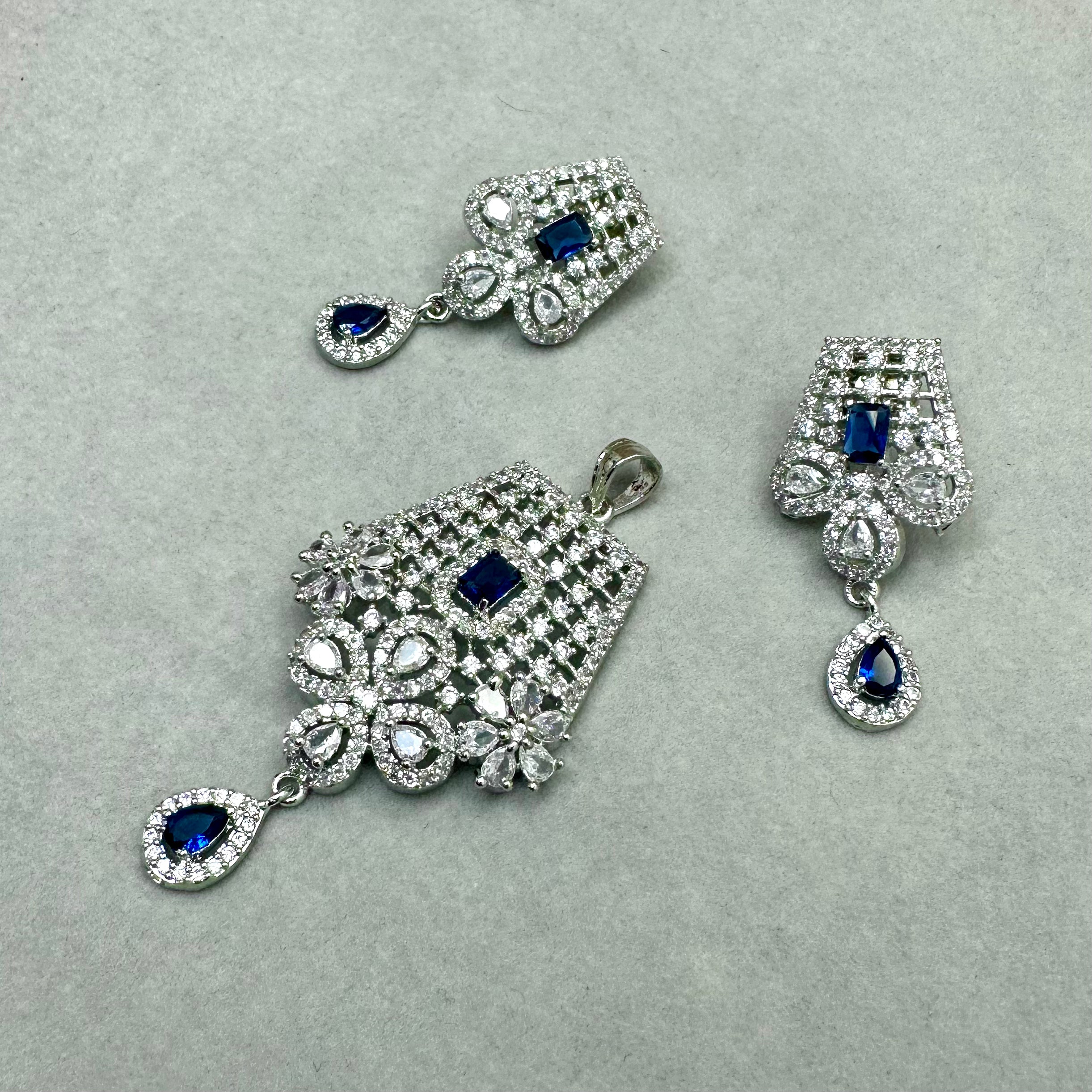 Moonlight Blue Locket Set