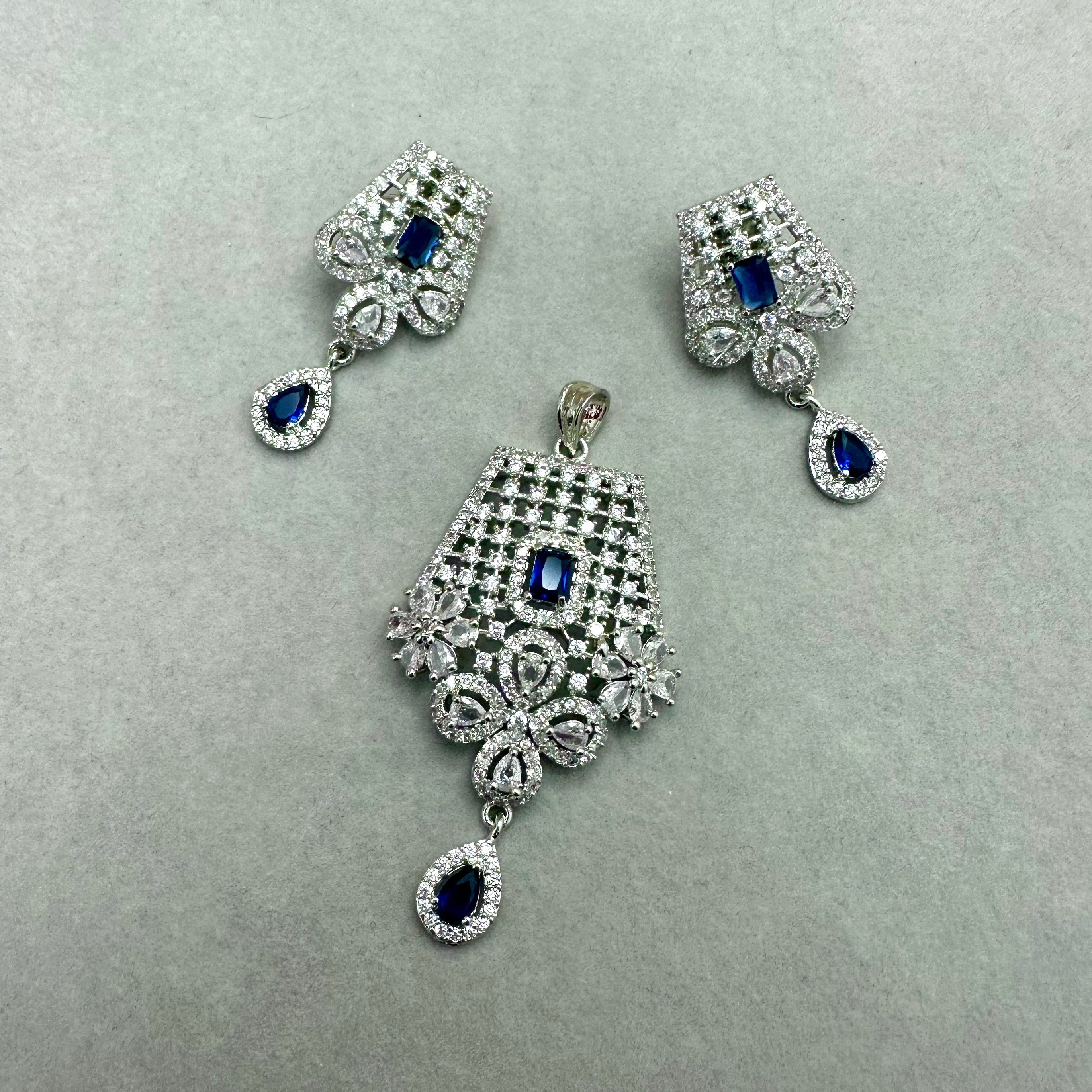 Moonlight Blue Locket Set